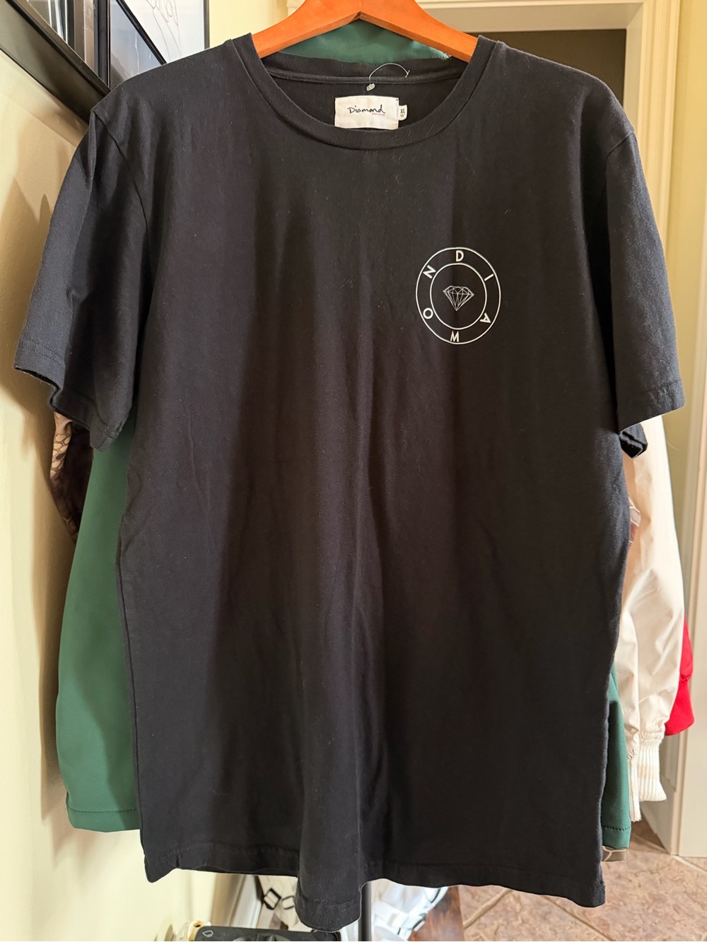 Diamond Supply Co Black Graphic Tee XL Streetwear Skate Shirt